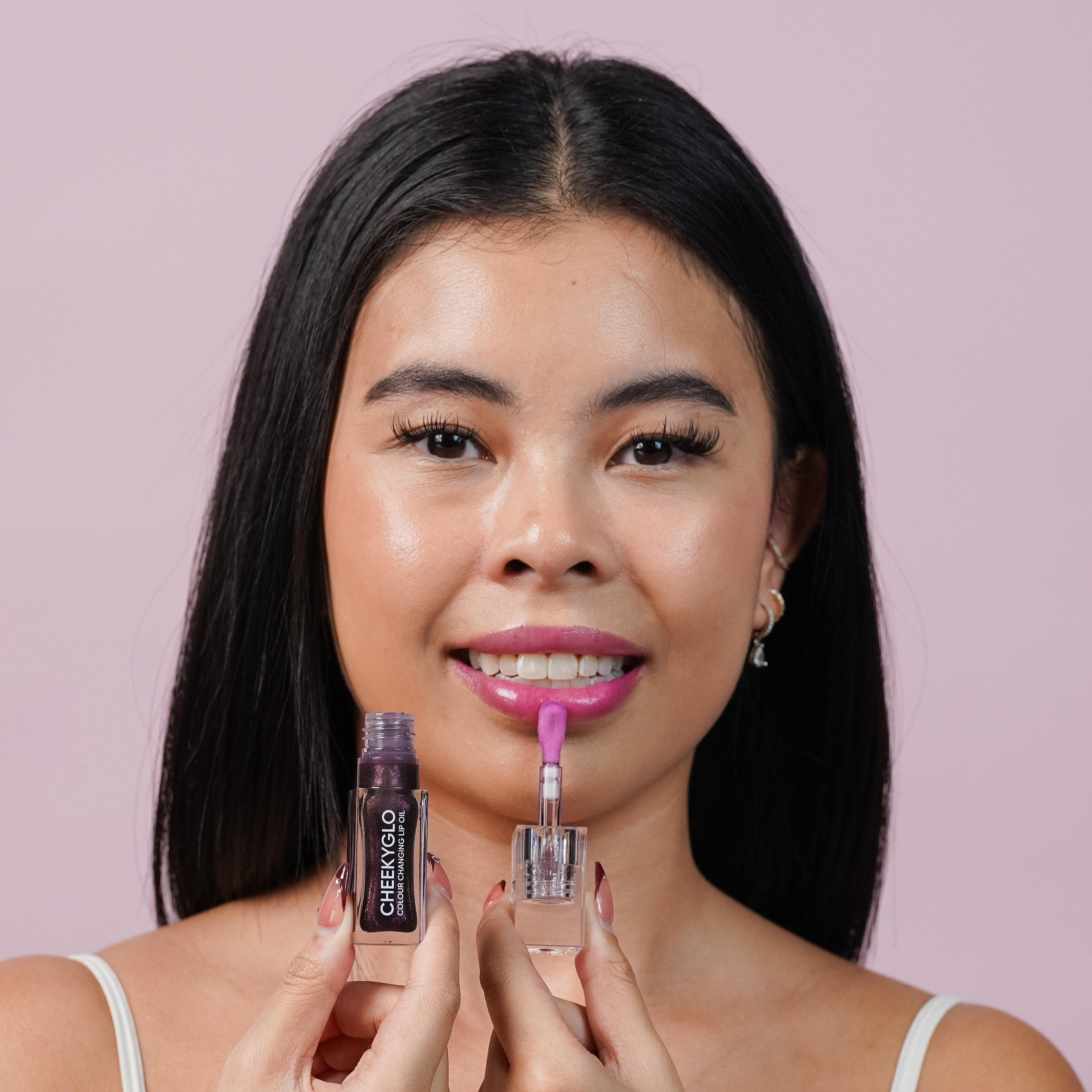 Colour Changing Lip Oil (Grape) - CHEEKYGLO