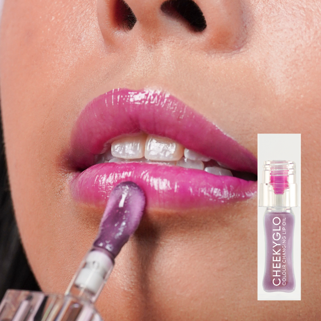 Colour Changing Lip Oil (Grape) - CHEEKYGLO
