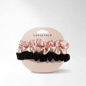 Silk Scrunchies (3-Pack) - CHEEKYGLO