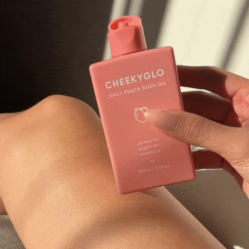 CheekyGlo Juicy Peach Body Oil - CHEEKYGLO
