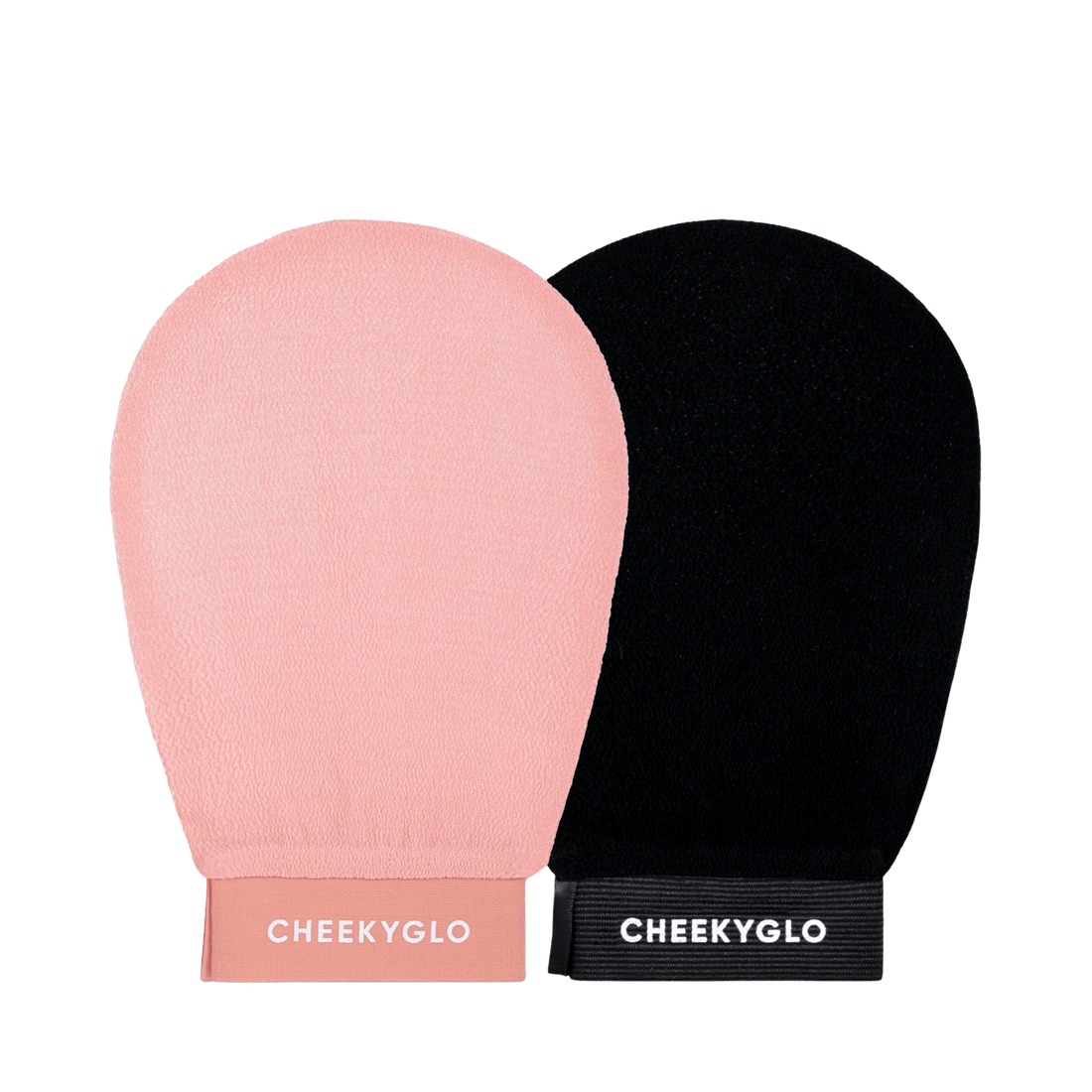 Black+Pink Exfoliating Glove Duo - CHEEKYGLO