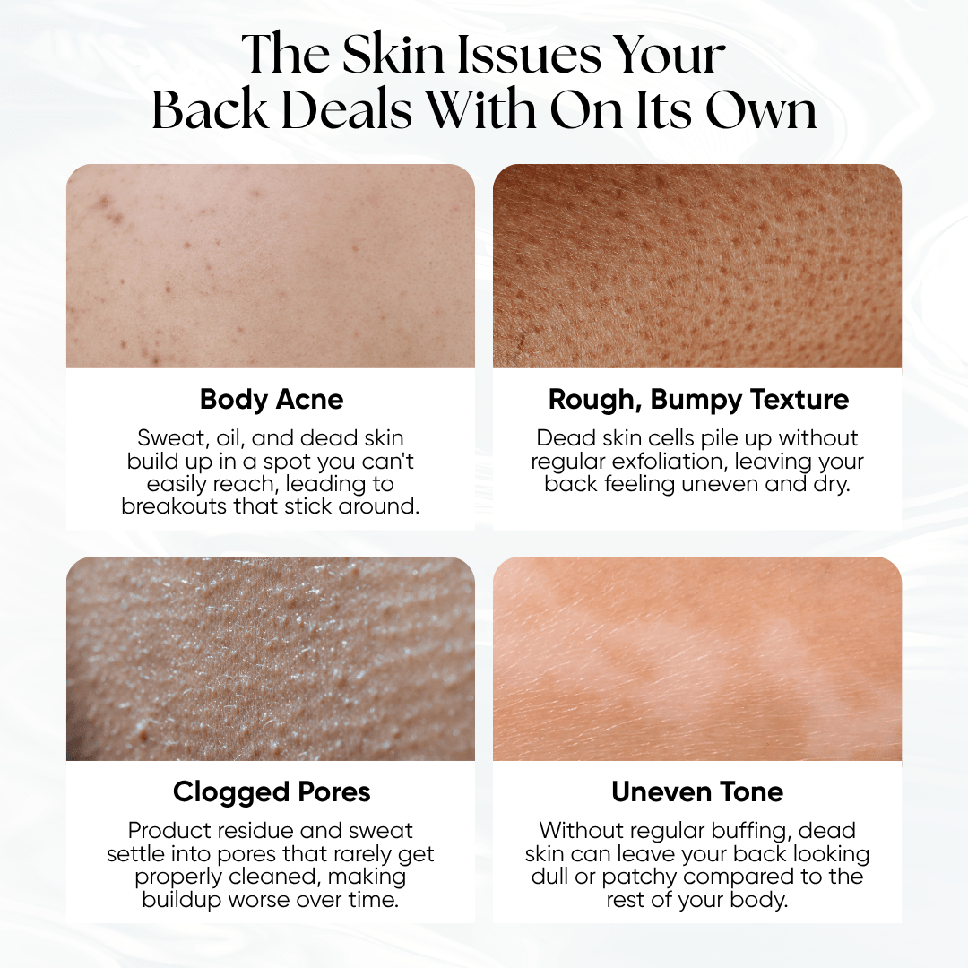 CheekyGlo Exfoliating Back Scrubber - CHEEKYGLO