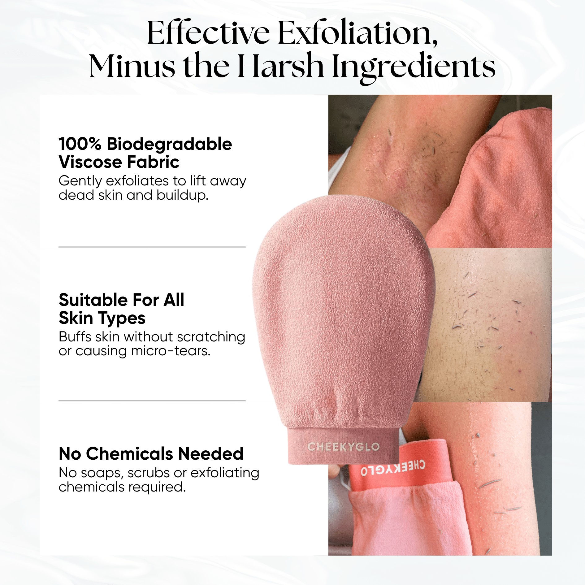 CheekyGlo Exfoliating Glove - CHEEKYGLO