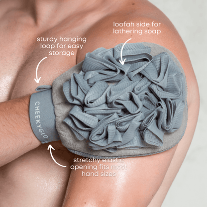 CheekyGlo Exfoliating Loofah Glove - CHEEKYGLO