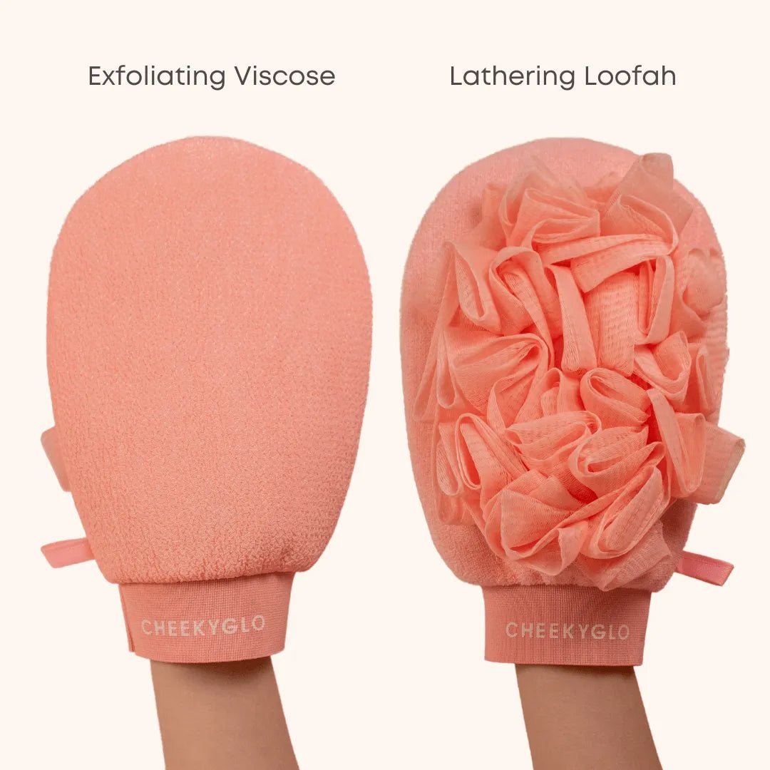 CheekyGlo Exfoliating Loofah Glove - CHEEKYGLO