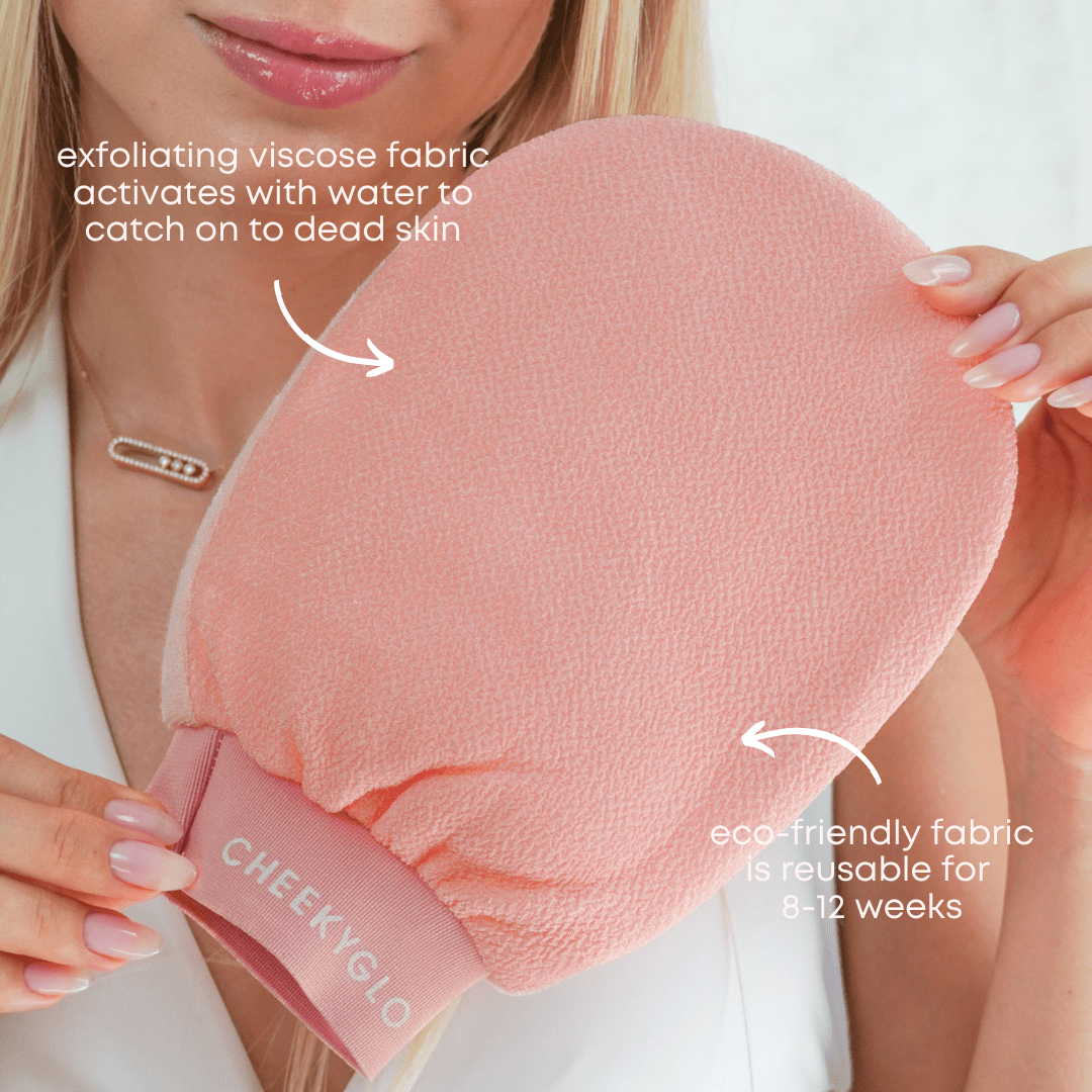 CheekyGlo Exfoliating Loofah Glove - CHEEKYGLO