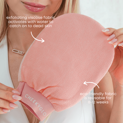 CheekyGlo Exfoliating Loofah Glove - CHEEKYGLO