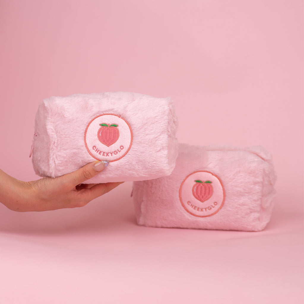 CheekyGlo Fluffy Makeup Bag - CHEEKYGLO