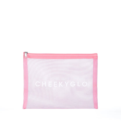 CheekyGlo Mesh Makeup Bag - CHEEKYGLO