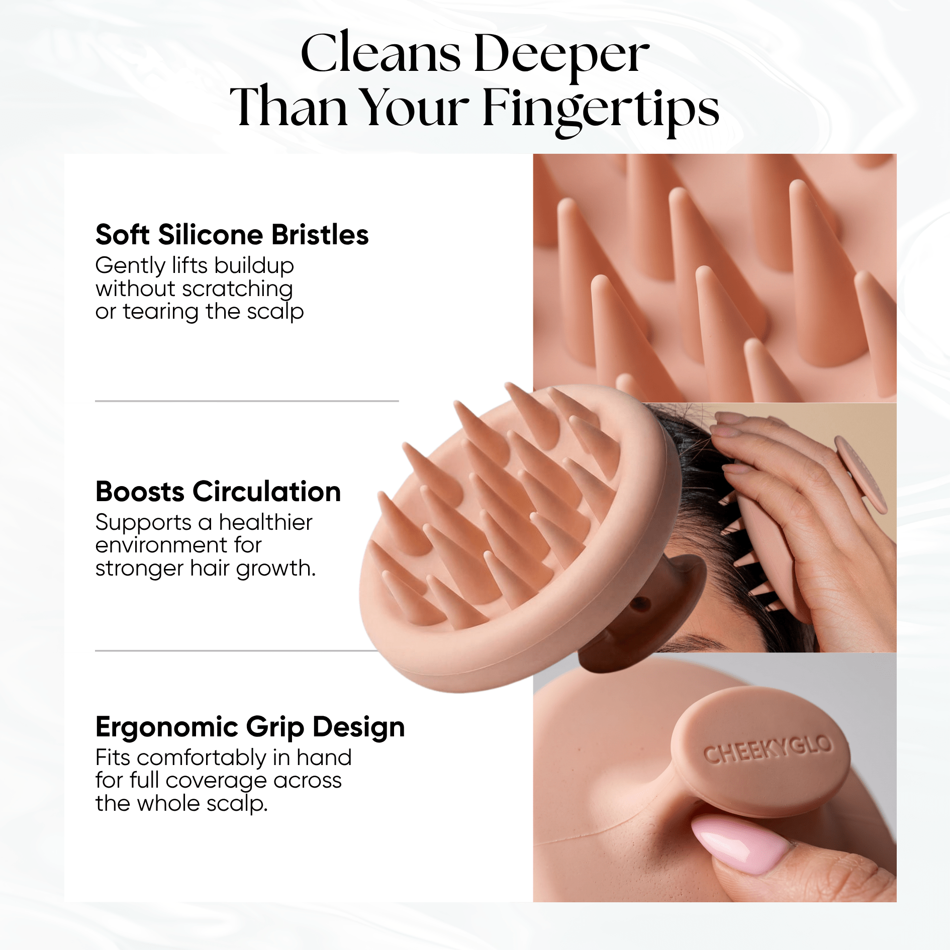 CheekyGlo Scalp Scrubber - CHEEKYGLO