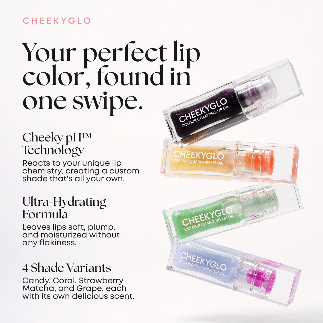 Colour Changing Lip Oil - CHEEKYGLO