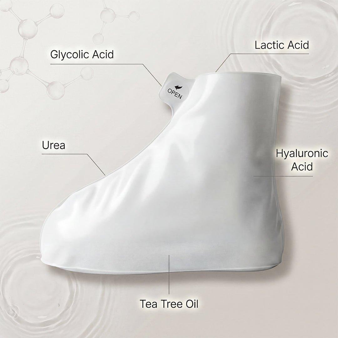 Exfoliating Foot Peeling Mask (2 Pack) - CHEEKYGLO