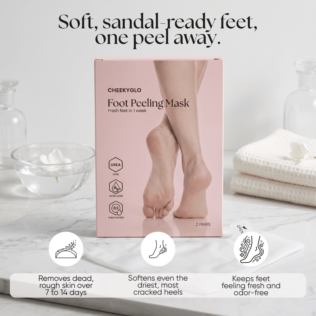 Exfoliating Foot Peeling Mask (2 Pack) - CHEEKYGLO