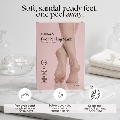 Exfoliating Foot Peeling Mask (2 Pack) - CHEEKYGLO