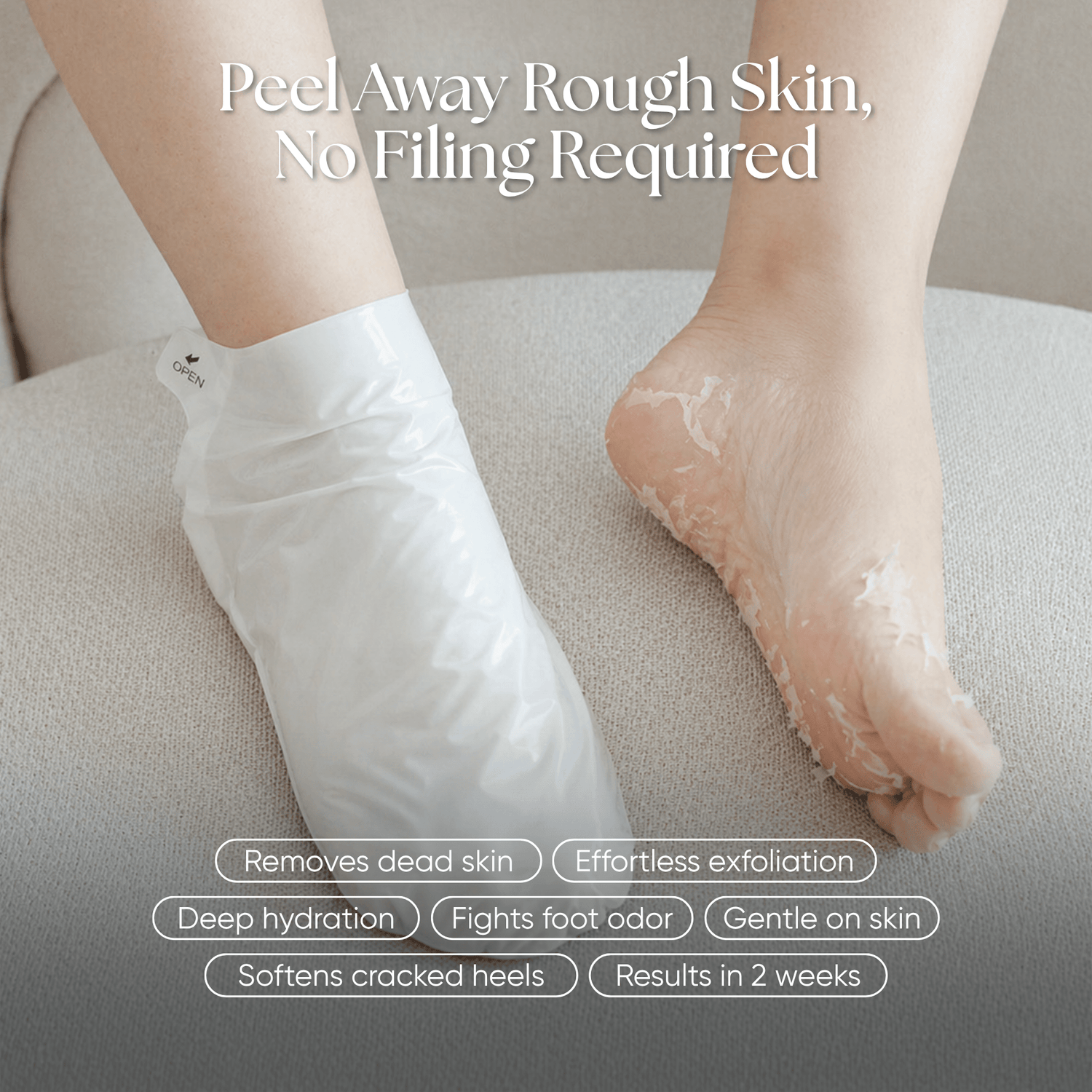 Exfoliating Foot Peeling Mask (2 Pack) - CHEEKYGLO
