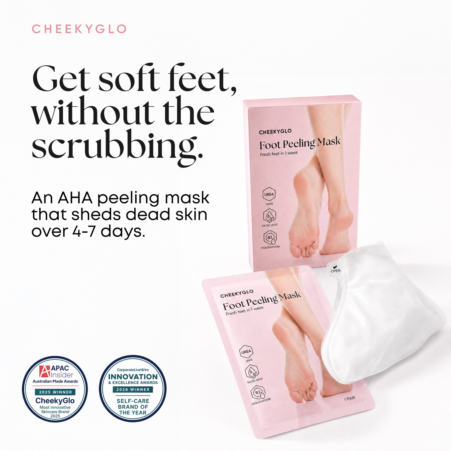 Exfoliating Foot Peeling Mask (2 Pack)