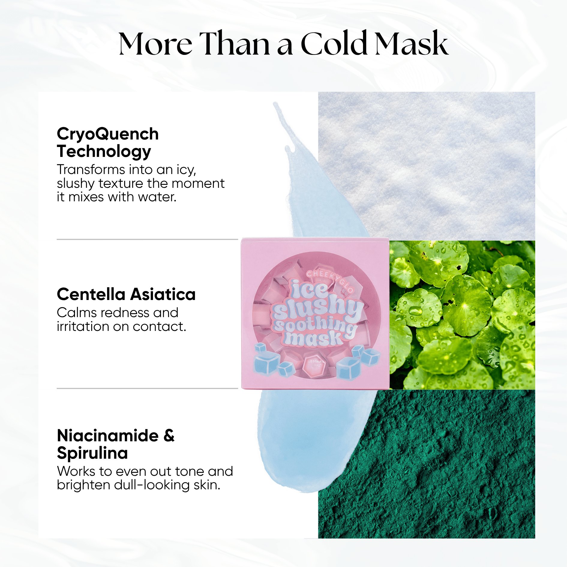 Ice Slushy Soothing Mask - CHEEKYGLO