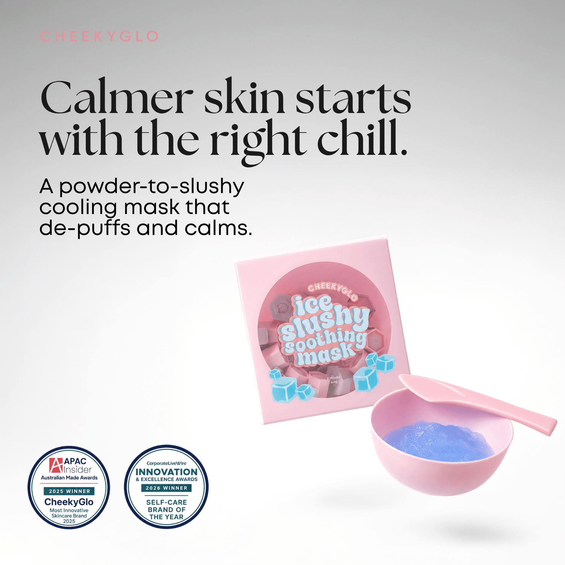 Ice Slushy Soothing Mask - CHEEKYGLO