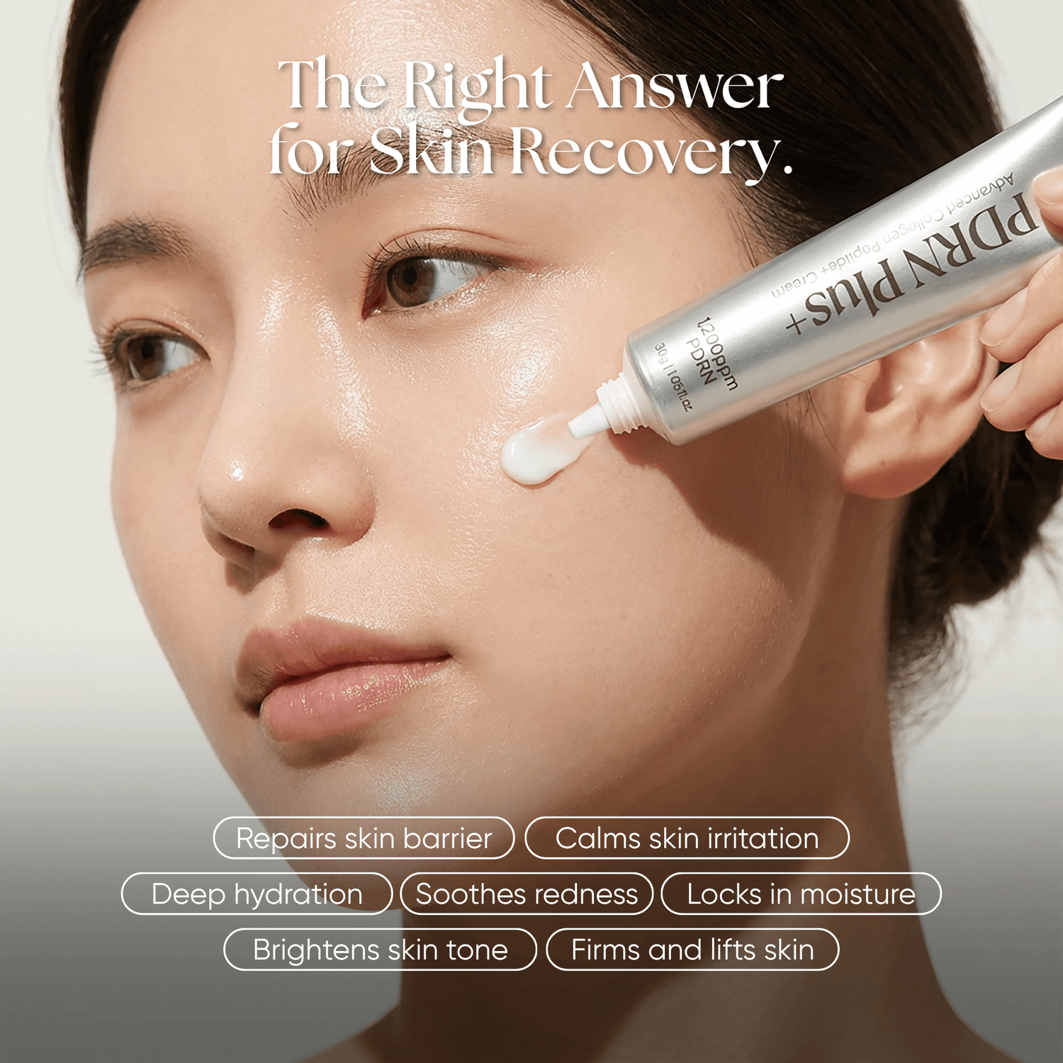 PDRN Plus+ Advanced Collagen Peptide Cream - CHEEKYGLO