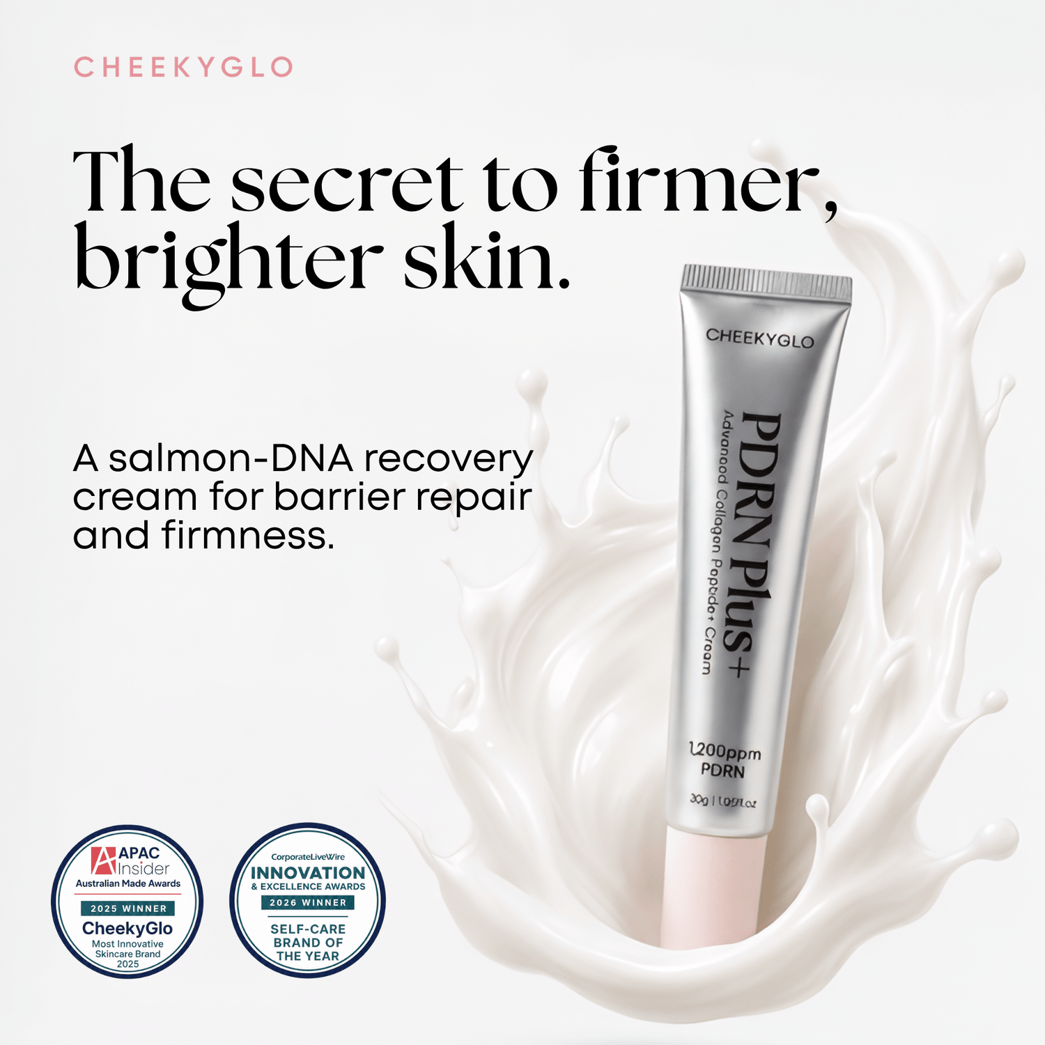 PDRN Plus+ Advanced Collagen Peptide Cream - CHEEKYGLO