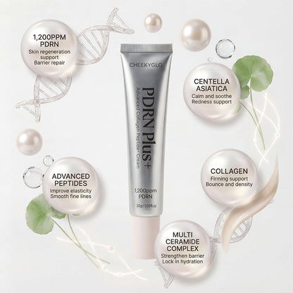 PDRN Plus+ Advanced Collagen Peptide Cream - CHEEKYGLO