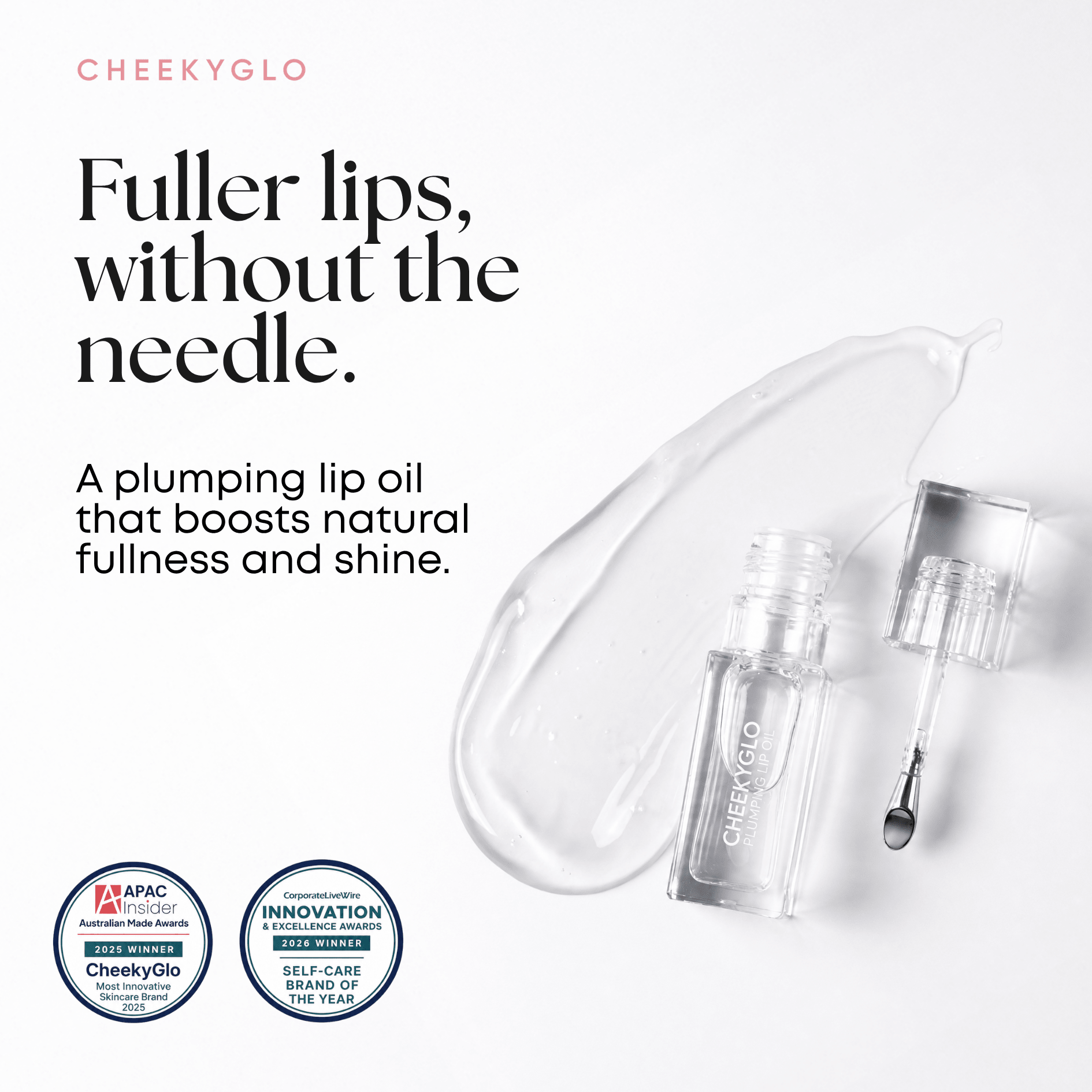 Plumping Lip Oil - CHEEKYGLO