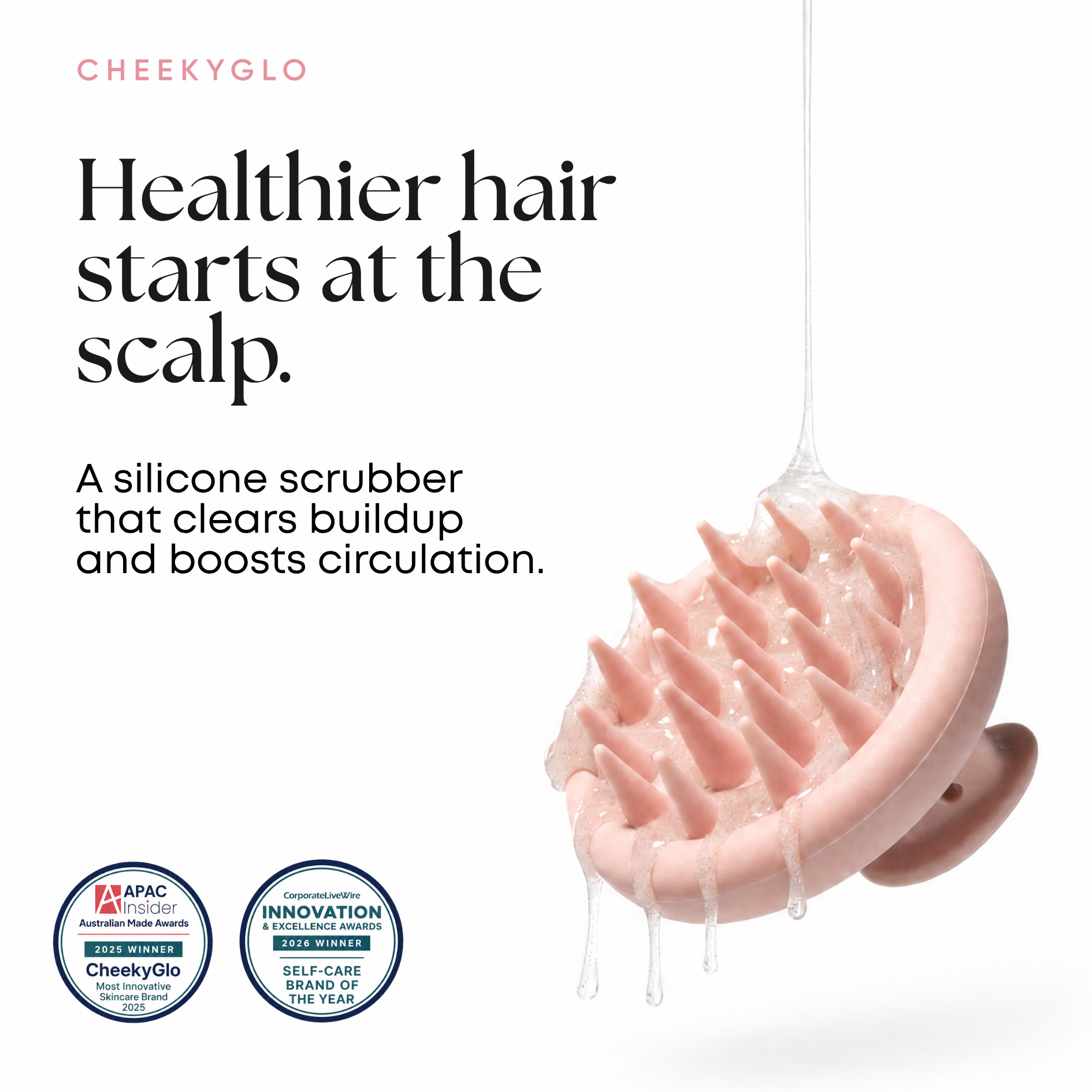 CheekyGlo Scalp Scrubber