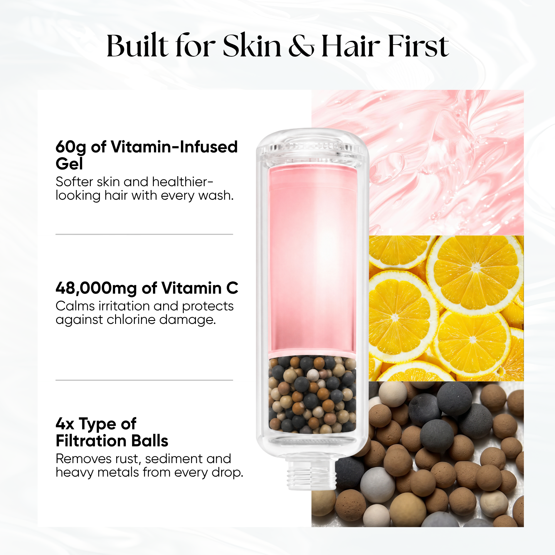 SkinVita Vitamin Beauty Shower Filter