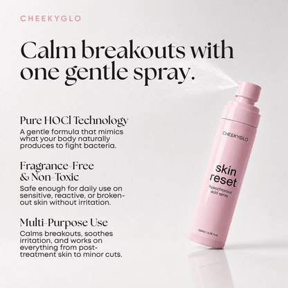 Skin Reset Hypochlorous Spray - CHEEKYGLO