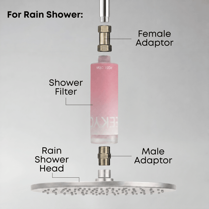 SkinVita Shower Filter Adapters - CHEEKYGLO