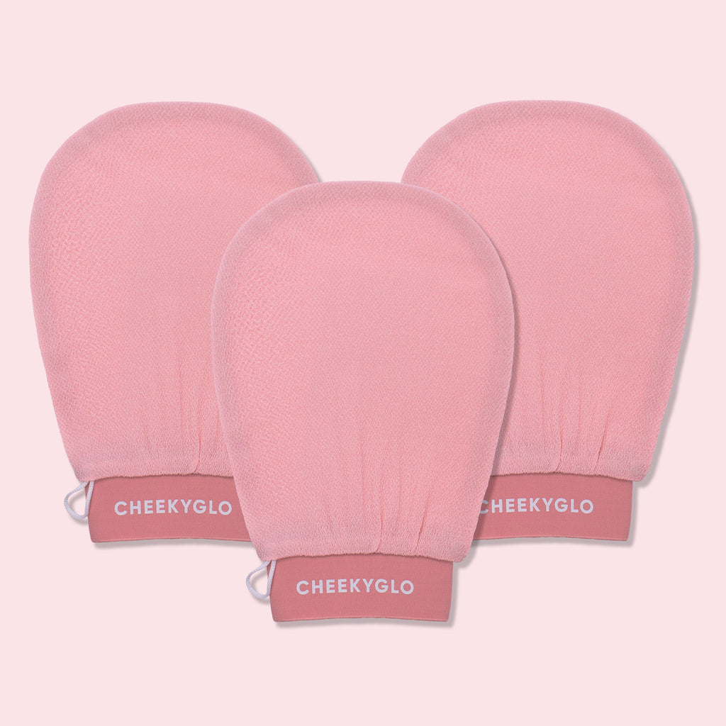 CheekyGlo Exfoliating Glove (Pink) - Cheeky Glo