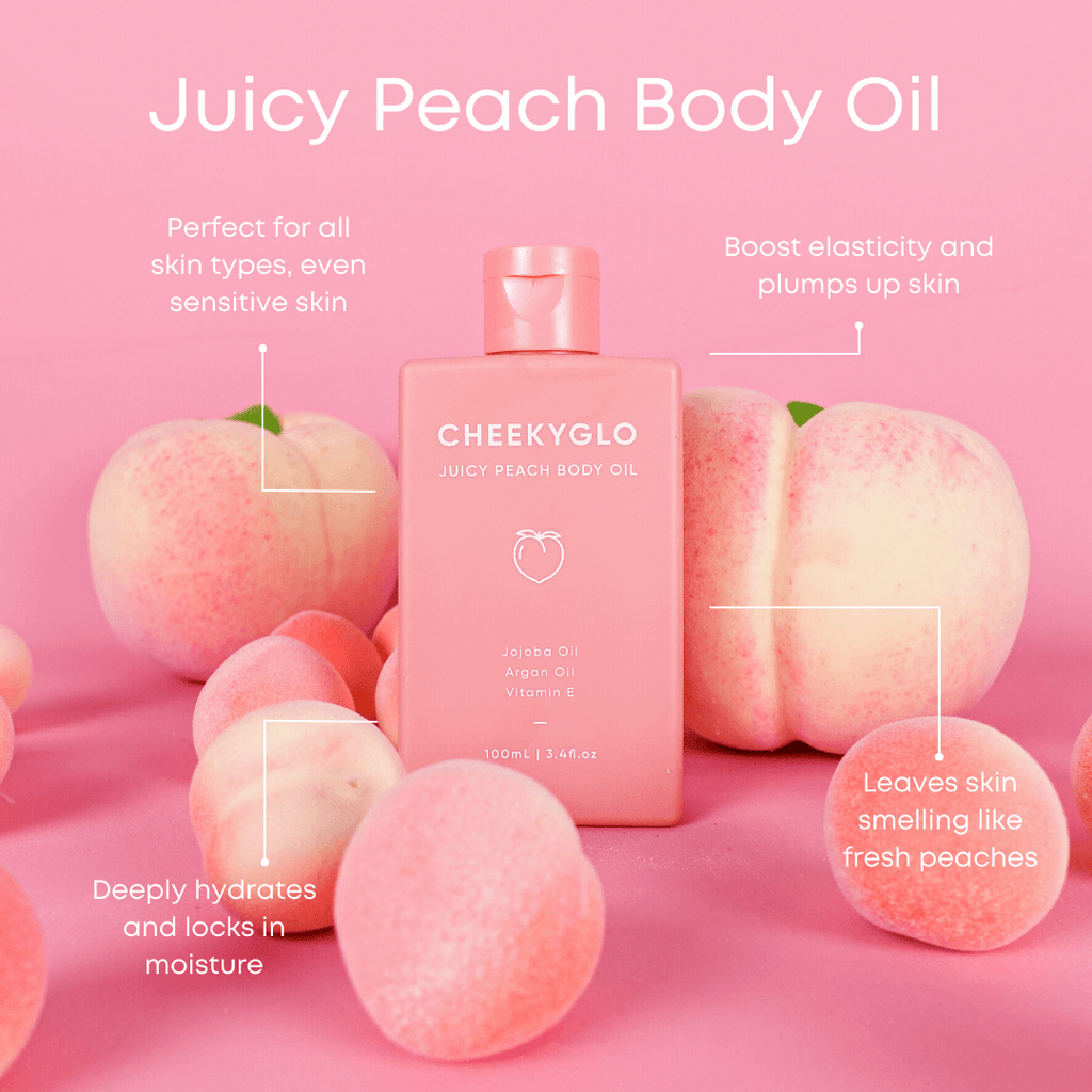 CheekyGlo Juicy Peach Body Oil - CheekyGlo