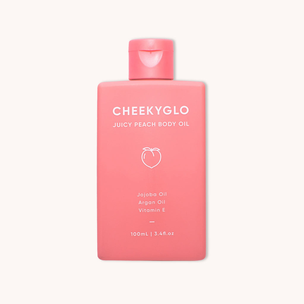 CheekyGlo Juicy Peach Body Oil - Cheeky Glo