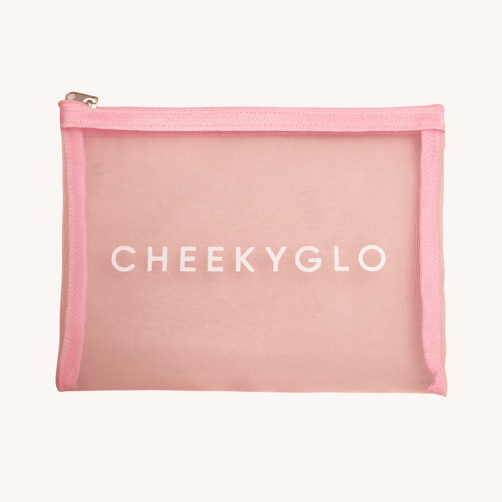 CheekyGlo Mesh Makeup Bag - Cheeky Glo